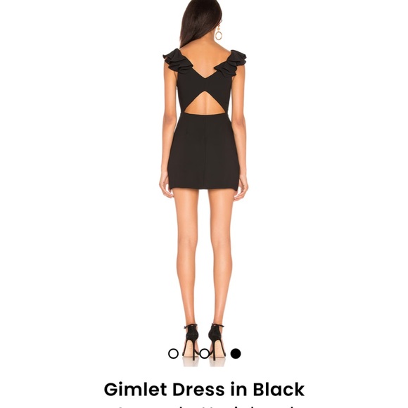 Amanda Uprichard Gimlet Dress black S - Picture 3 of 6